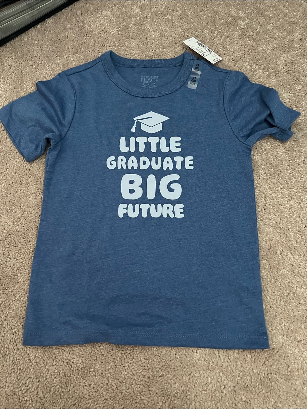 The Children's Place Blue 'Little Graduate Big Future' Short Sleeve Tee